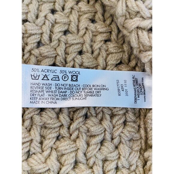 Betty Jackson Black Wool Blend Cardigan - Women's Size 14 - 3/4 Bell Sleeves - Picture 7 of 8